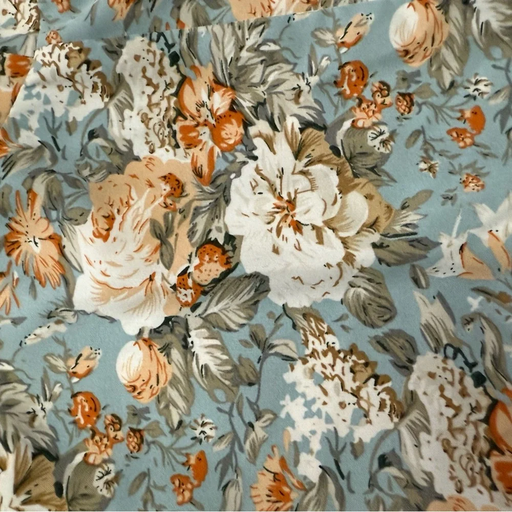 SHEIN Floral Mini Dresses - Yellow and Blue - Picture 6 of 7